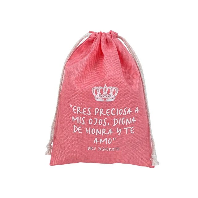 silk drawstring satin bags custom logo